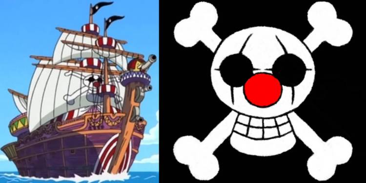 One Piece - Jolly Roger - Bajak Laut Buggy Badut
