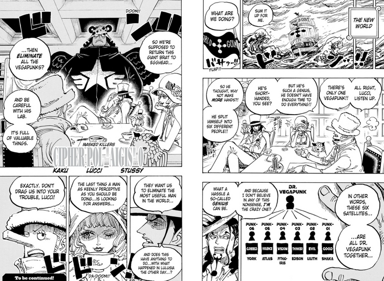 One Piece Chapter 1062 Review: Vegapunk and Weirdness | by Sarim Khan - A Blog About You | Oct, 2022 | Medium