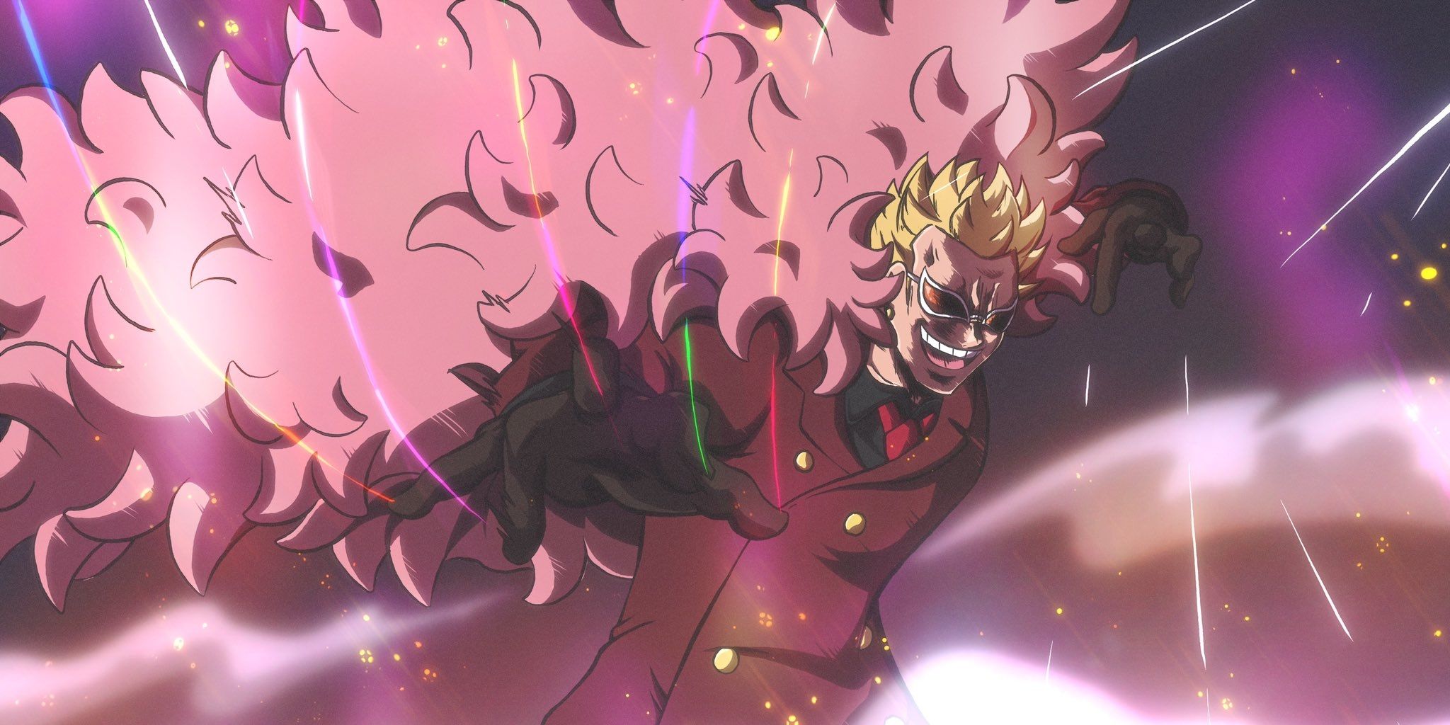 Young Doflamingo uses his devil fruit