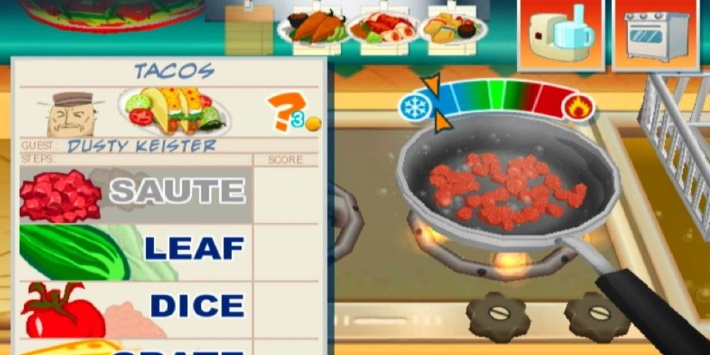 Cooking gameplay from Order Up!