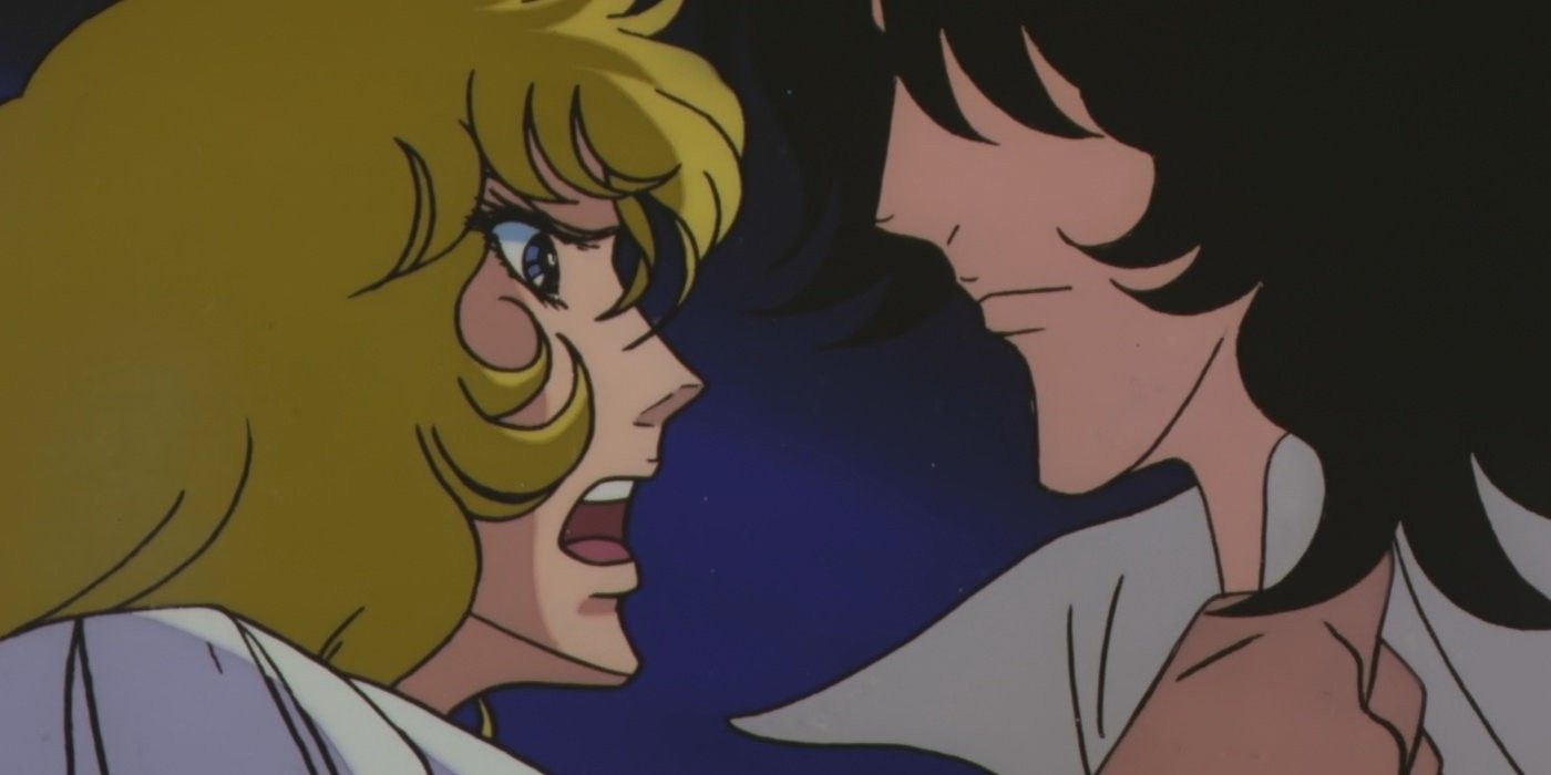 Oscar arguing with Andre in Rose of Versailles