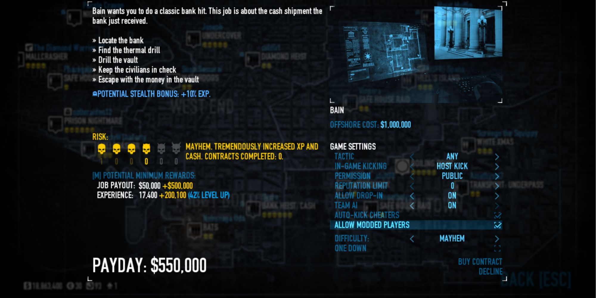 10 Fastest Ways To Level Up In Payday 2