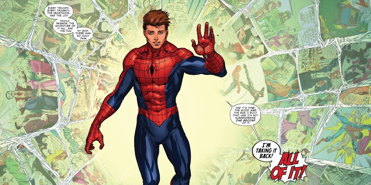 Peter Parker recounts his memories from The Superior Spider-Man #30.