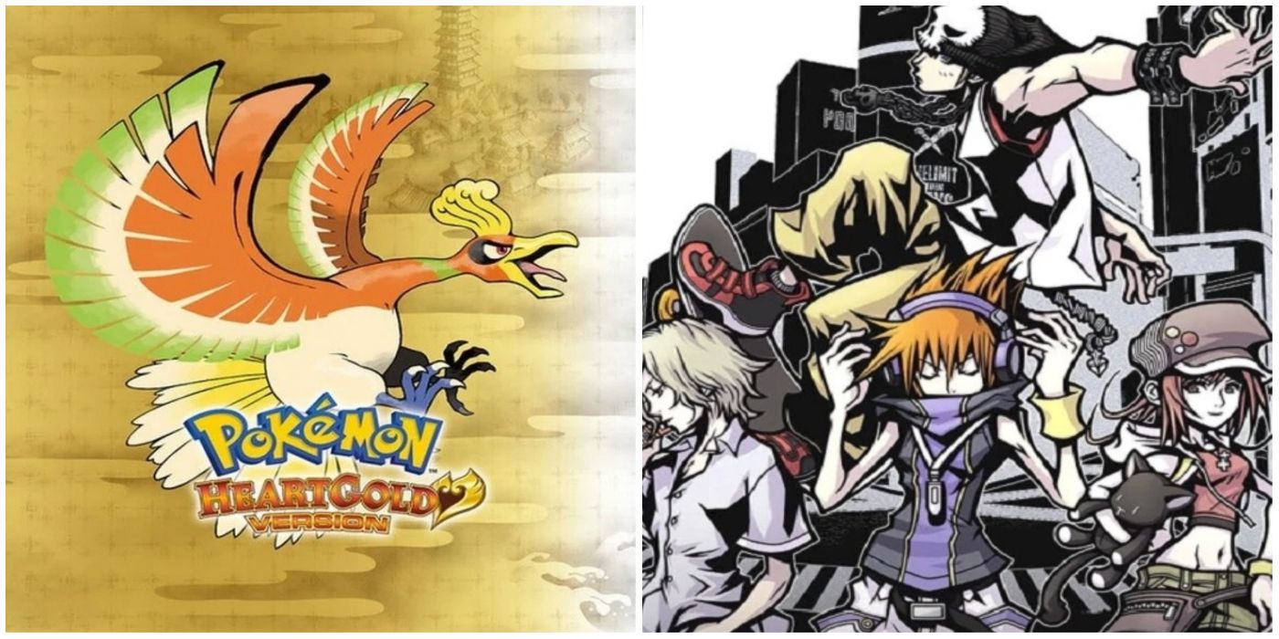 Official art for Pokemon Heartgold and The World Ends With You