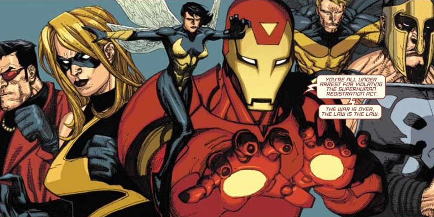 Post-Civil War Avengers preparing to arrest other heroes