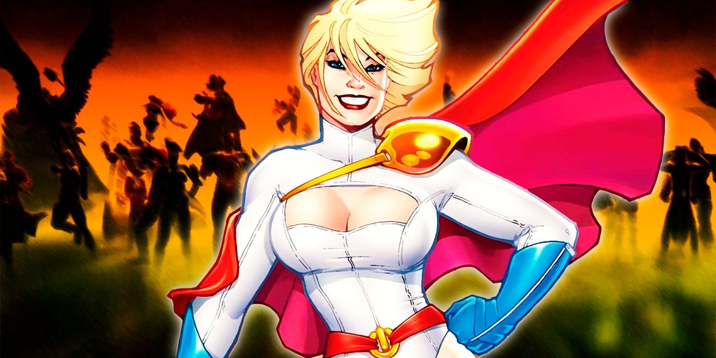 DC's Power Girl posing 