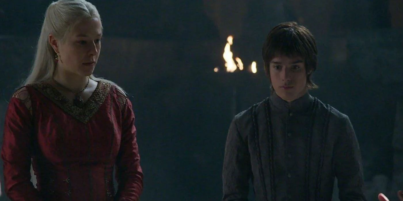 Princess Rhaenyra Targaryen and Jacaerys Velaryon