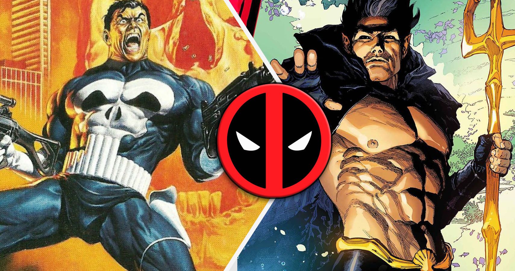 Punisher, Namor, and Deadpool Logo