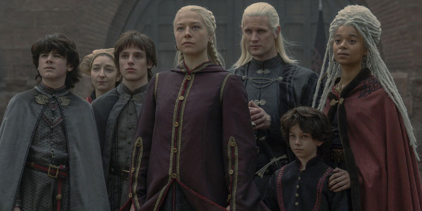 Rhaenyra and Daemon Targaryen and their children