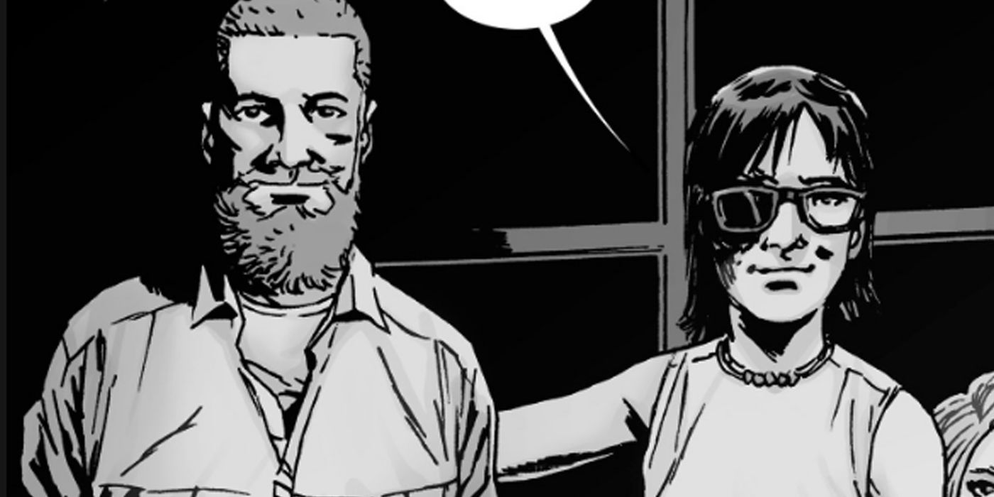 Rick and Carl Grimes from The Walking Dead comic