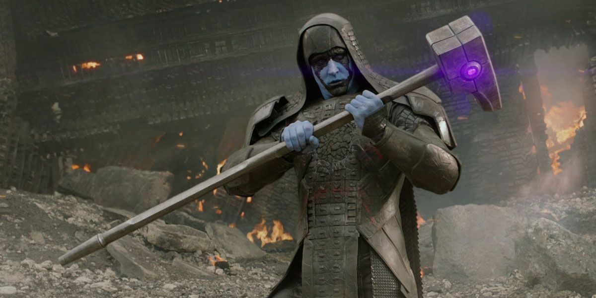 Ronan The Accuser frowning in Guardians Of The Galaxy.