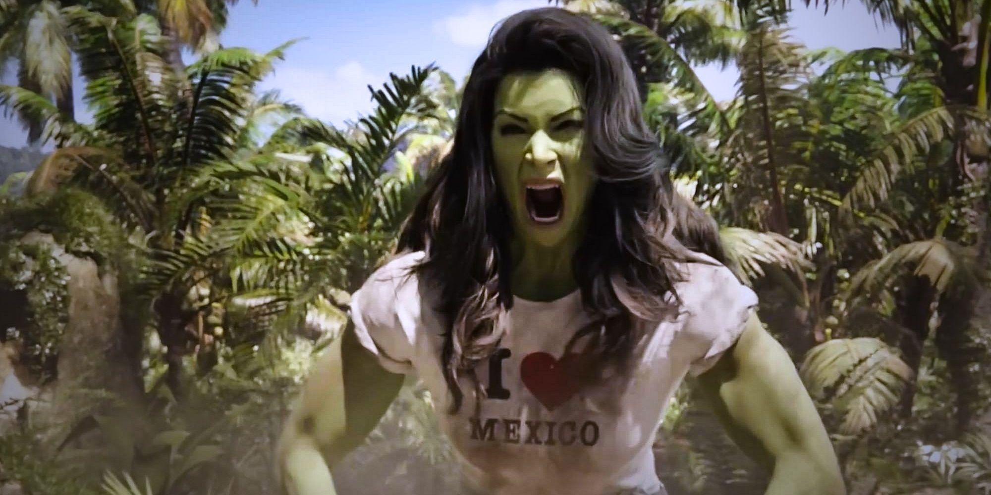 Jennifer Walter gets angry while outside in She-Hulk: Attorney at Law