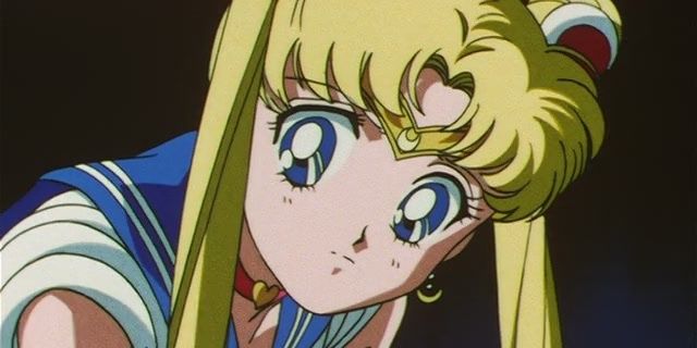 Headshot of Usagi in Sailor Moon S.
