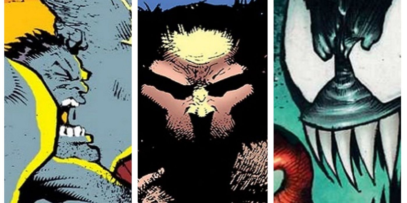 Sam-Kieth cover art of Hulk, Wolverine, and Venom in Marvel Comics