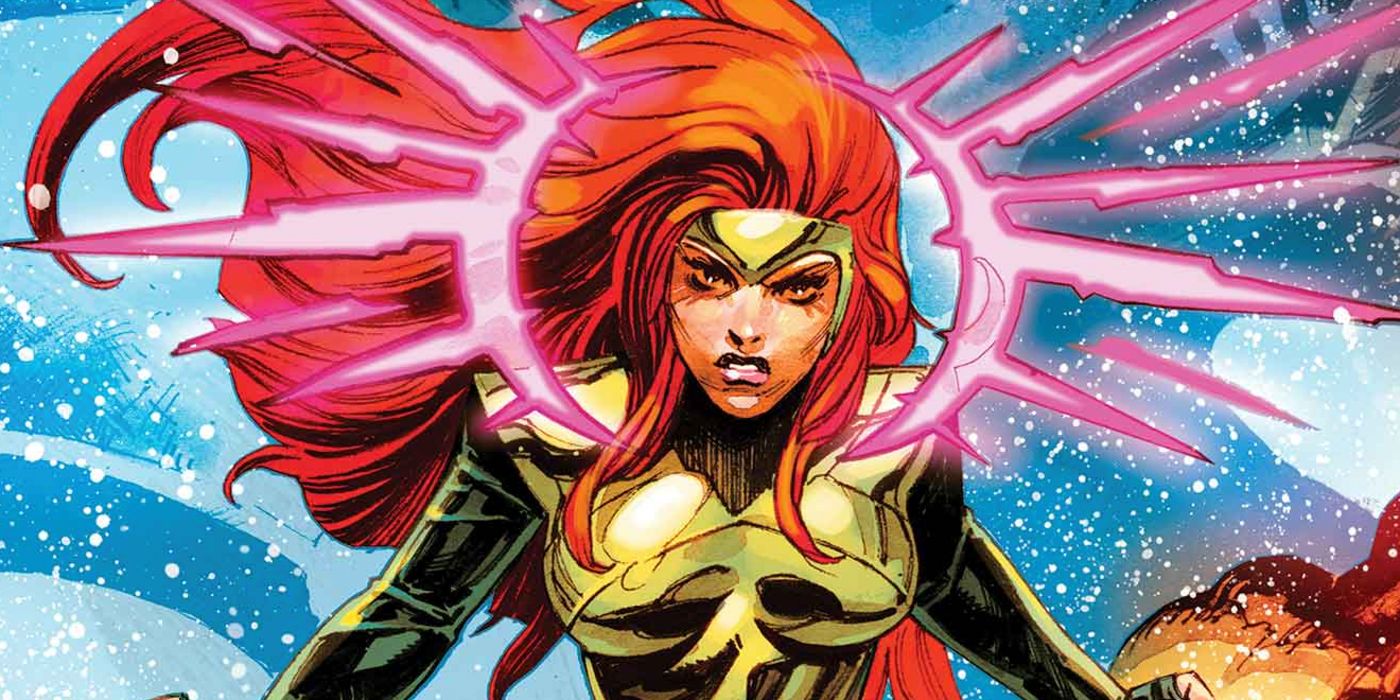 An image of Jean Grey exercising her powers in the X-Men Comics