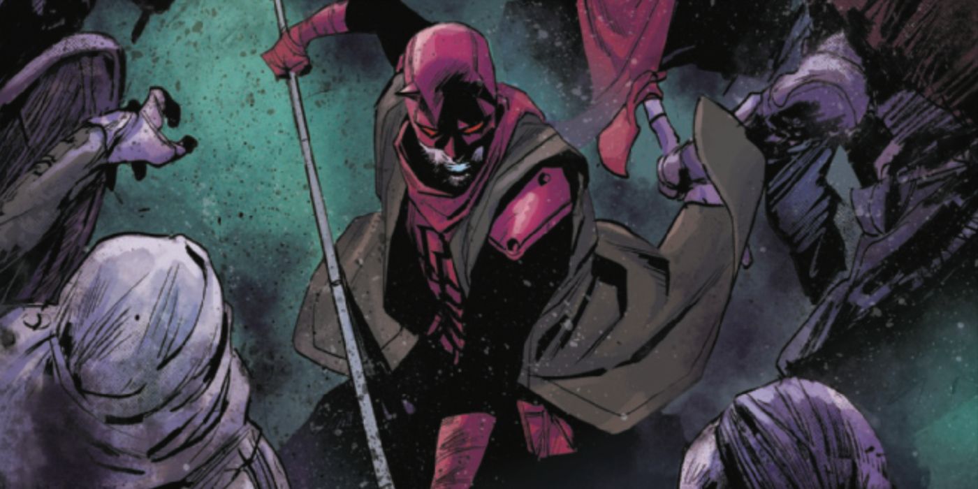 Daredevil fights death angels in Marvel Comics