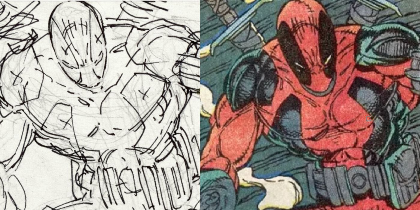 Liefeld's Original Deadpool Concept Art Heads to Auction for the First Time 