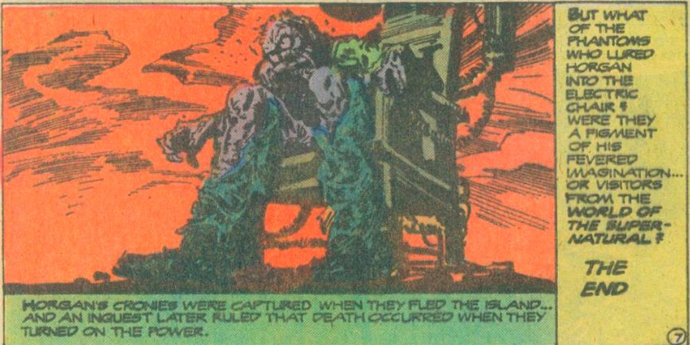 a creature sits in a chair in DC Comics Ghosts #12