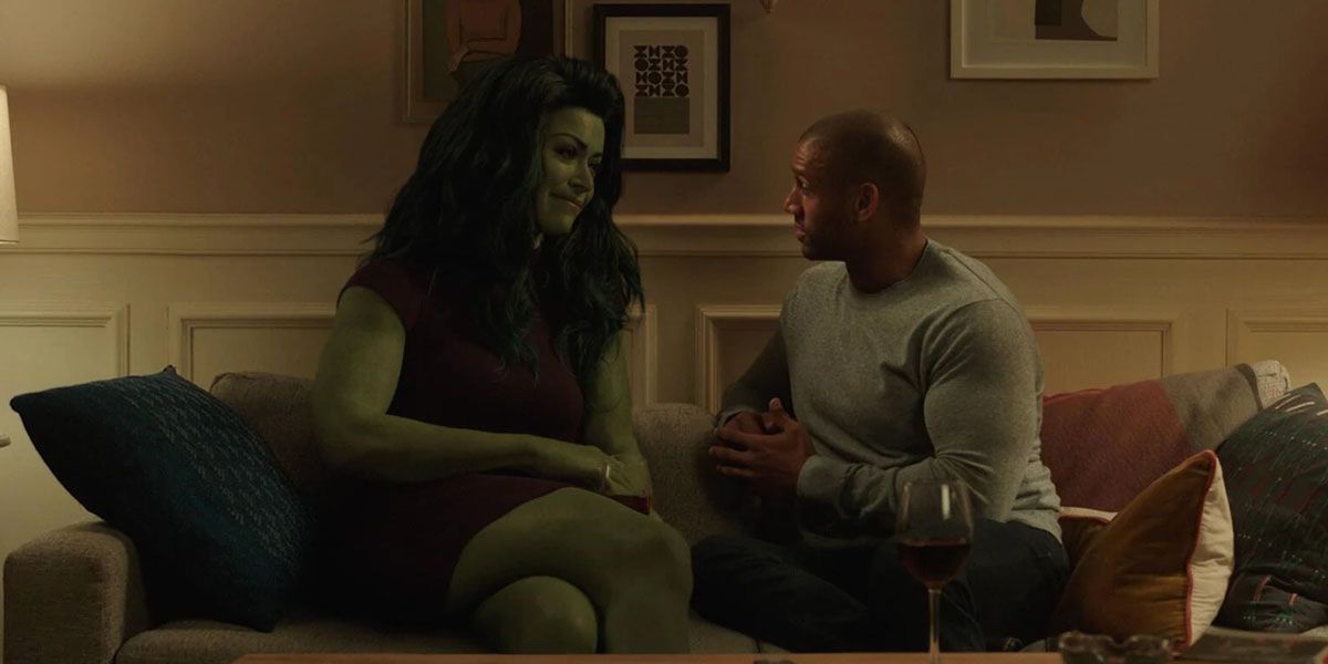 She-Hulk and Arthur in She-Hulk: Attorney At Law.