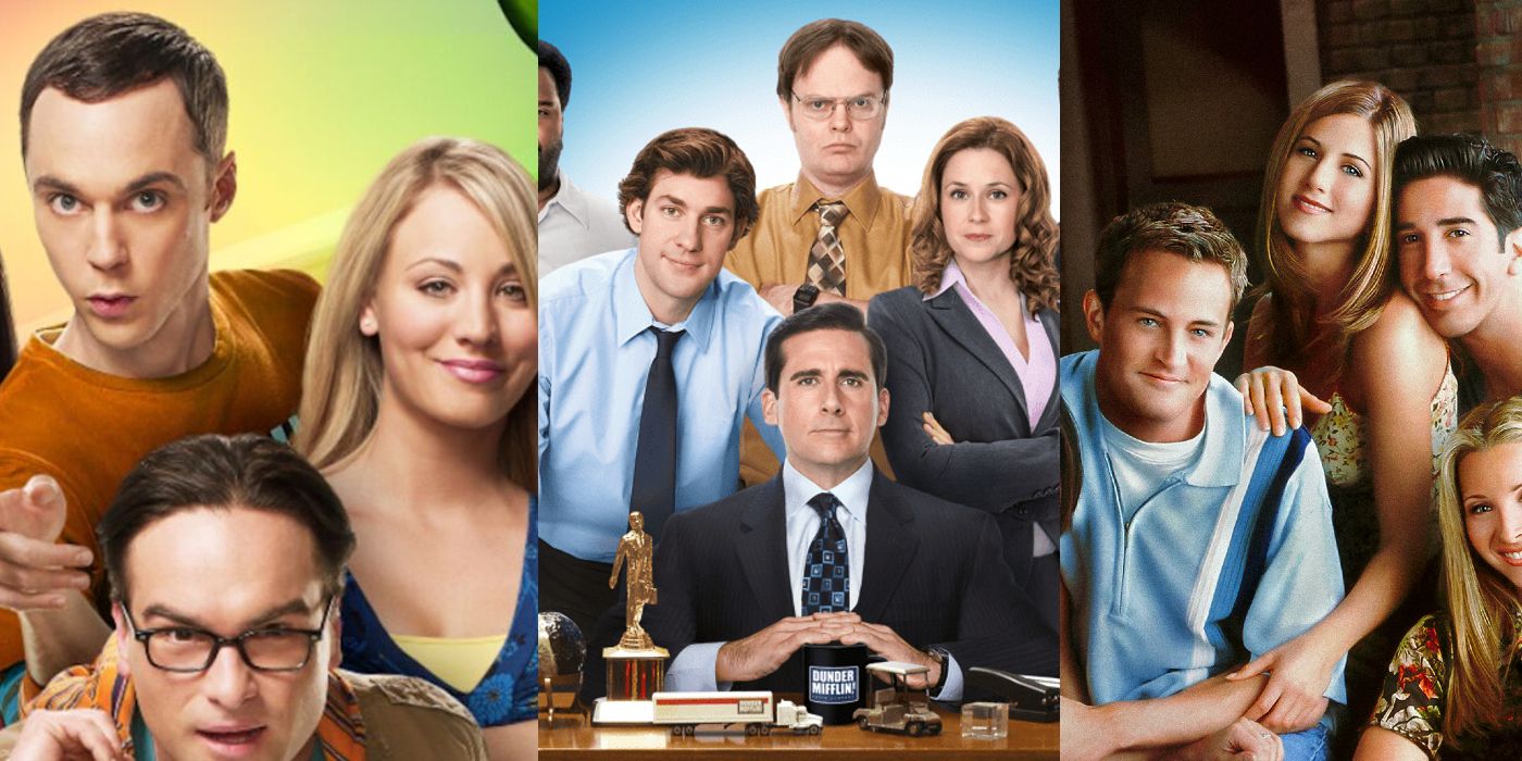 The Big Bang Theory, The Office, and The Friends Casts In Their Shows