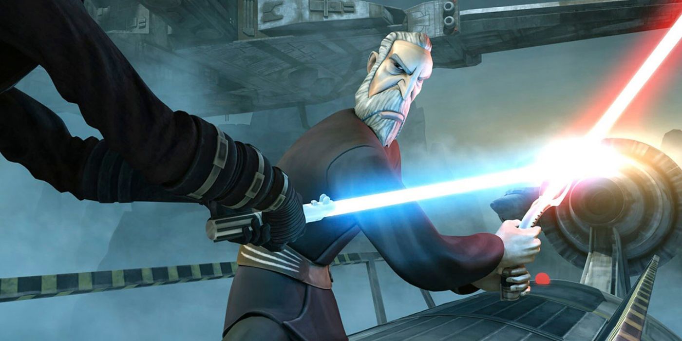Why Star Wars' Christopher Lee Hesitated Dubbing Dooku in The Clone Wars  Film