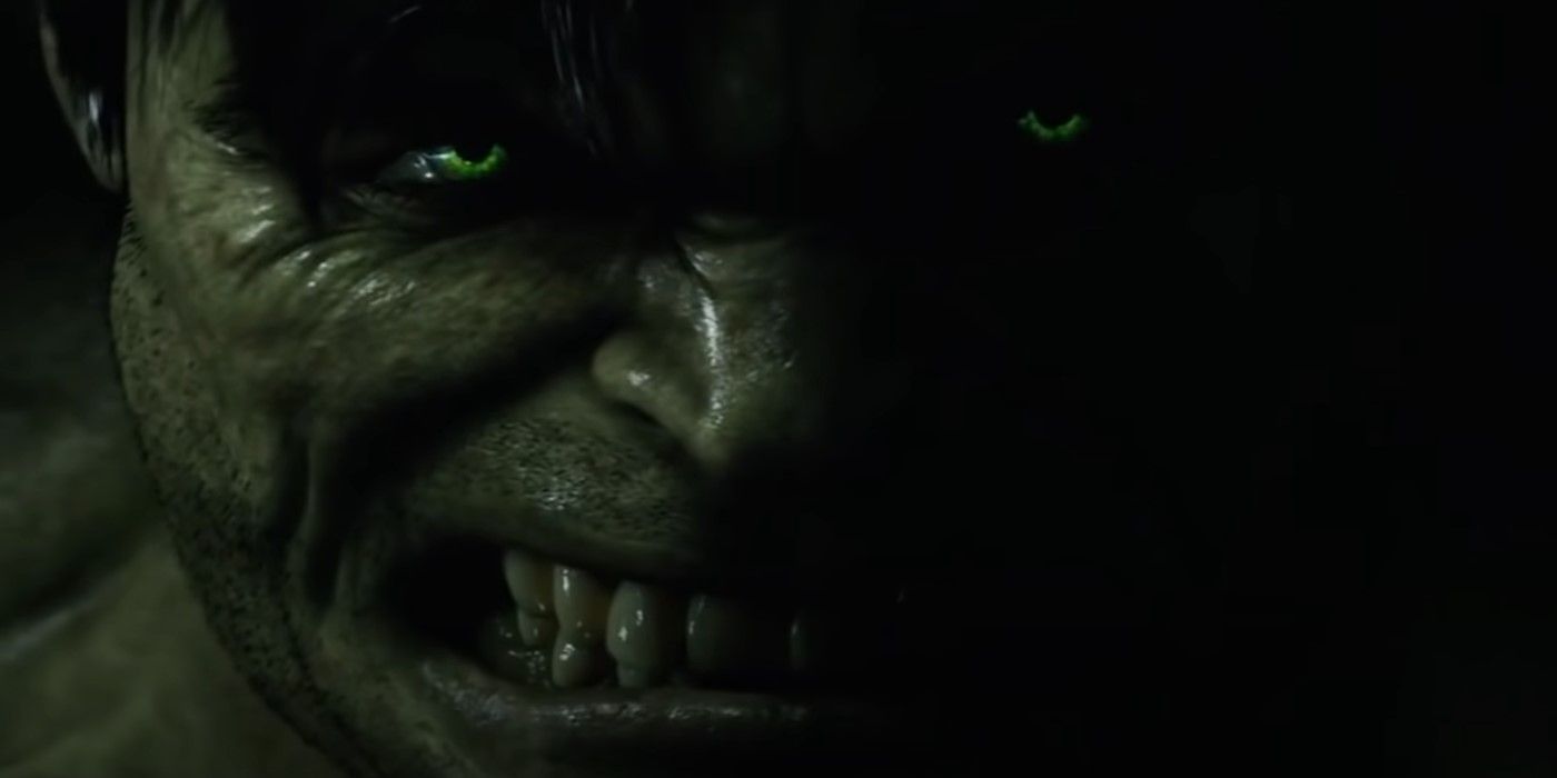 The Incredible Hulk angry