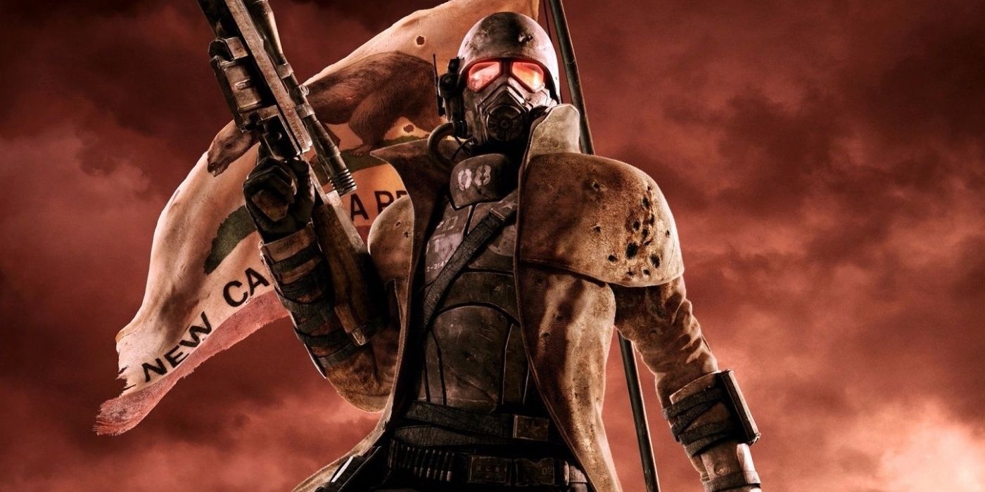 The NCR Ranger on the cover of Fallout- New Vegas