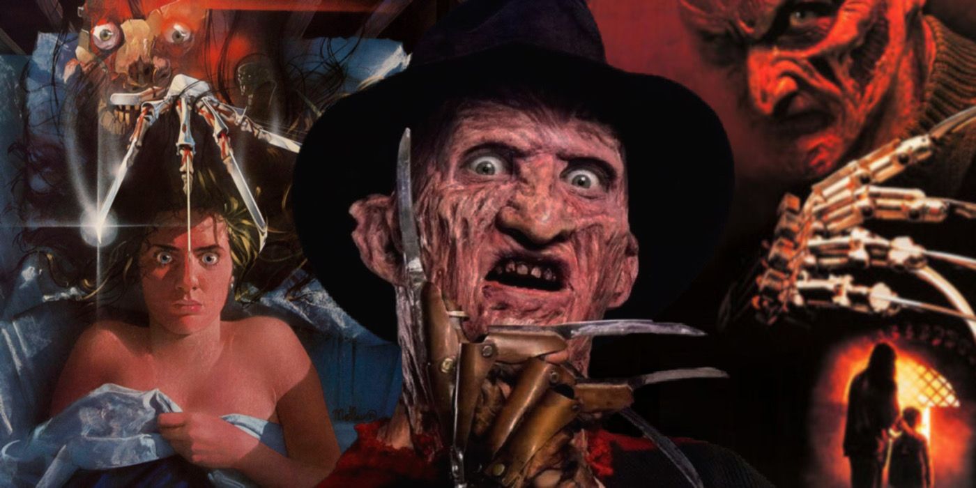 layered image of Freddie Krueger from The Nightmare On Elm Street films