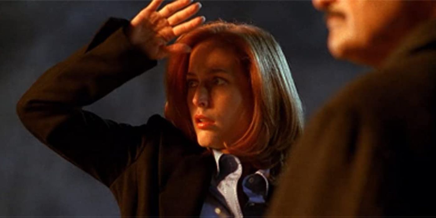 Gillian Anderson as Dana Scully in The X-Files Season 8