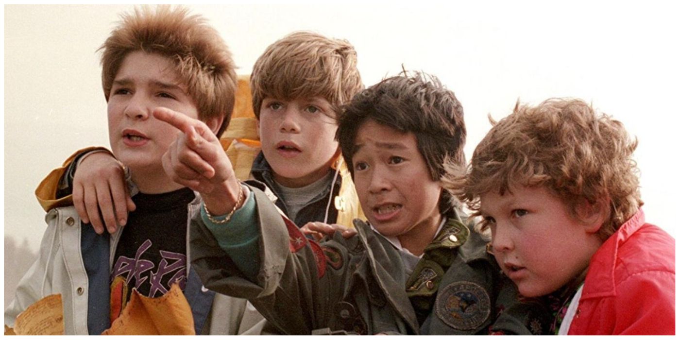 The core group of friends in The Goonies