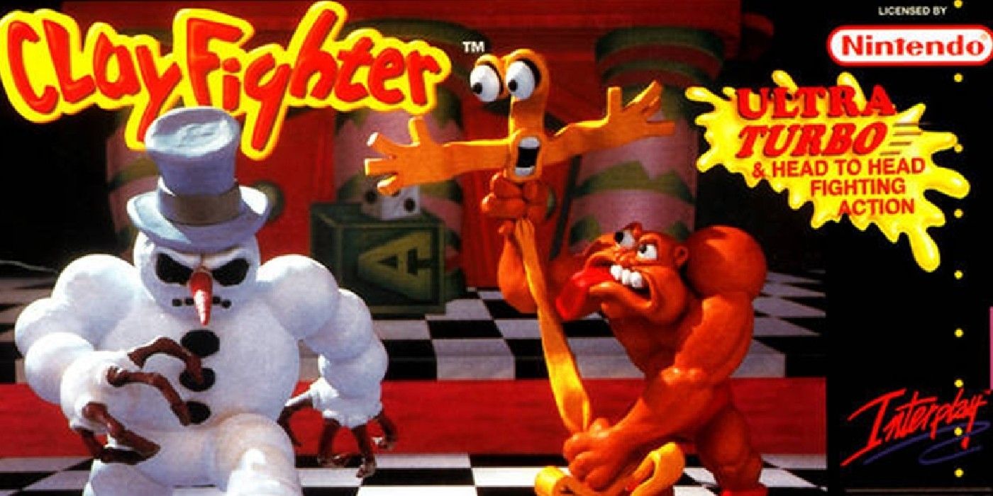 The original cover art for ClayFighter