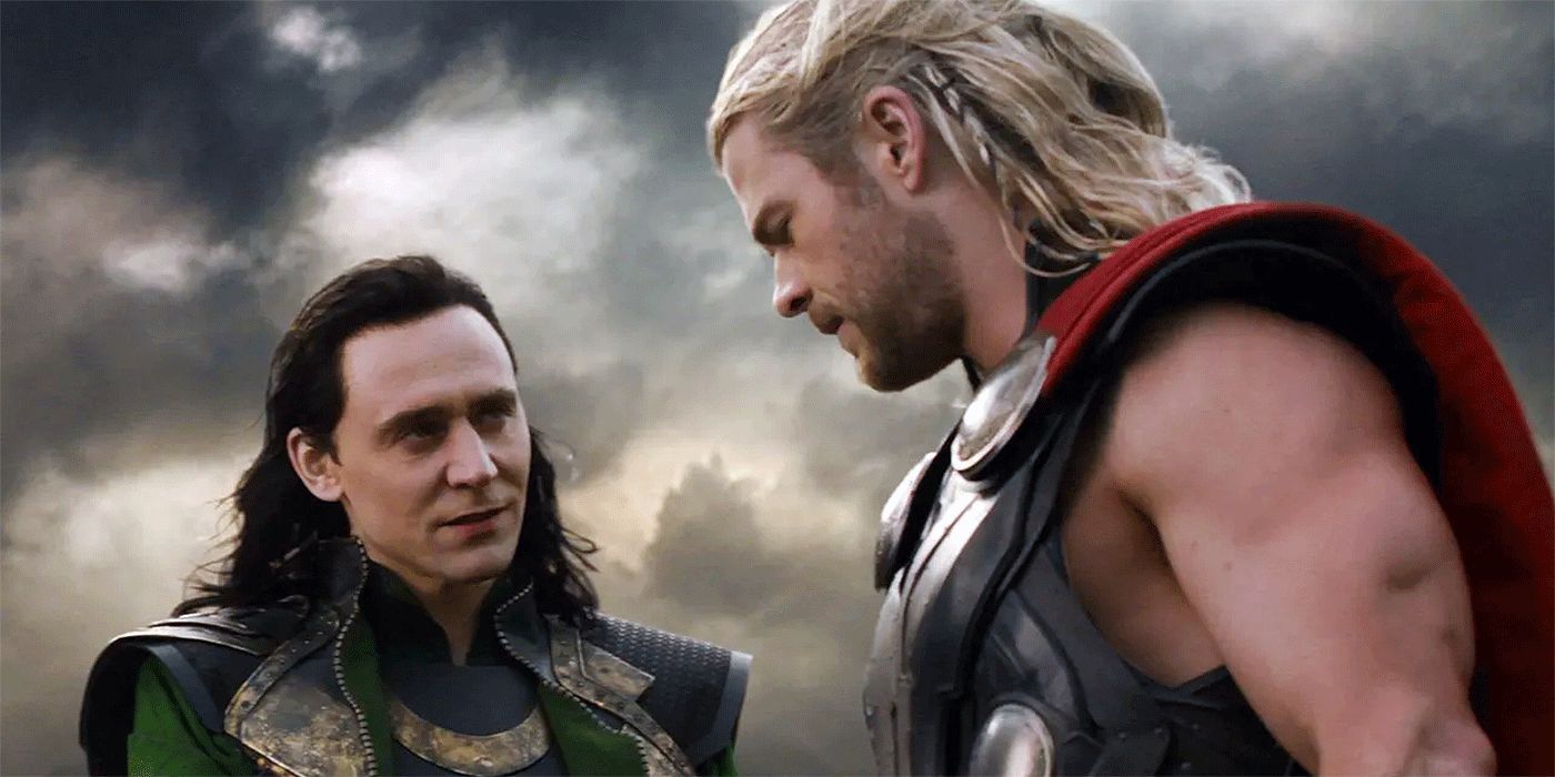 Tom Hiddleston and Chris Hemsworth in Thor_ Ragnarok