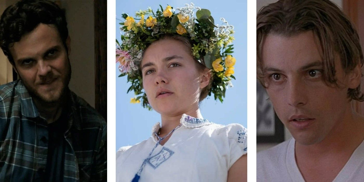 Collage Image featuring Richie from Scream 5, Dani from Midsommar, and Billy from Scream