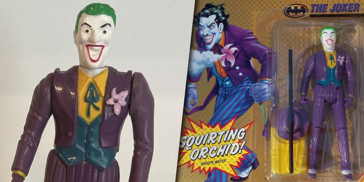 ToyBiz's Joker figure from the 1989 movie split image