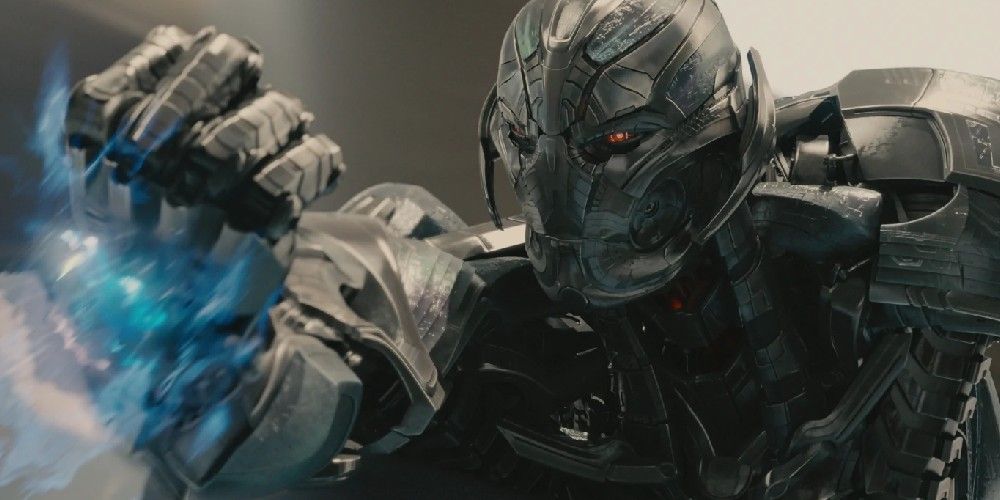 Ultron blocks a sonic attack in Avengers: Age of Ultron