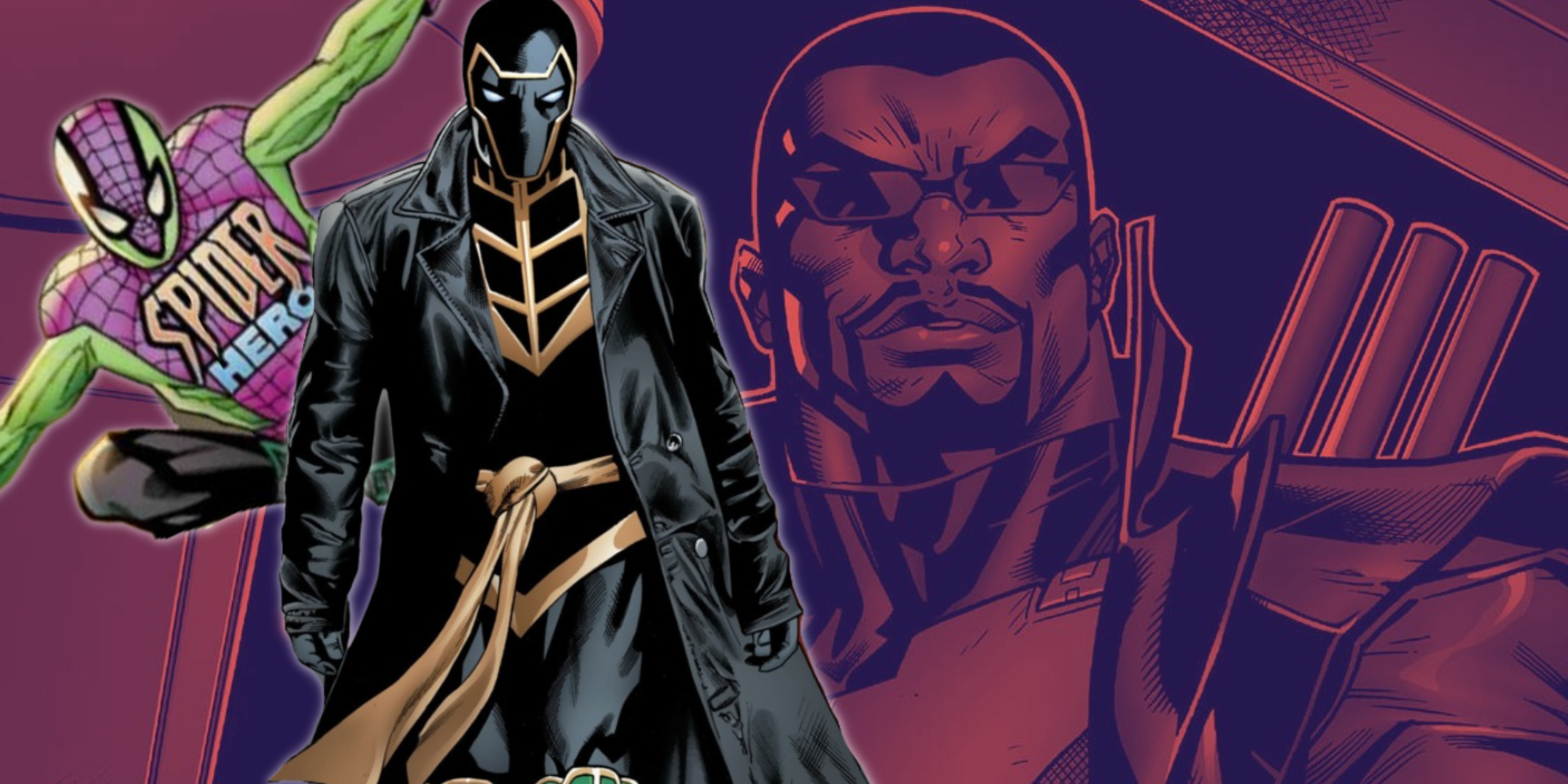 Blade as Spider-Hero and Ronin from the Mighty Avengers