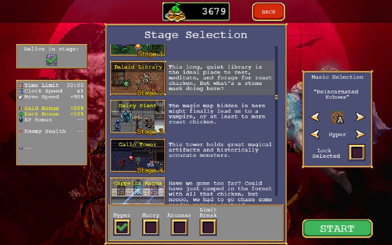 Vampire Survivors 1.0 Release Features & Updates