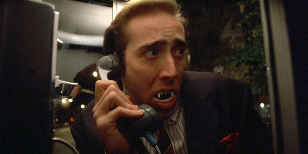 Nicholas Cage in the vampire kiss