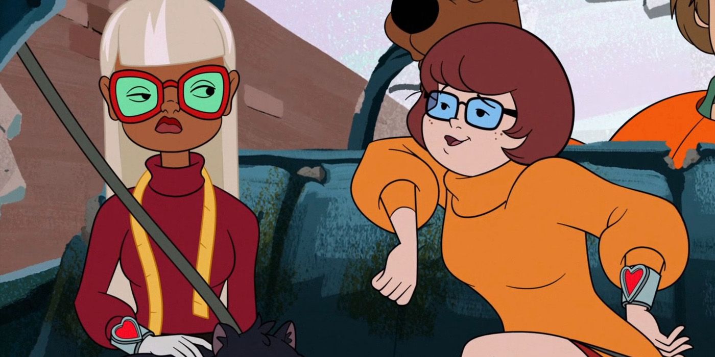 Velma Dinkley tries to impress Coco Diablo in the animated film, Trick or Treat Scooby-Doo!