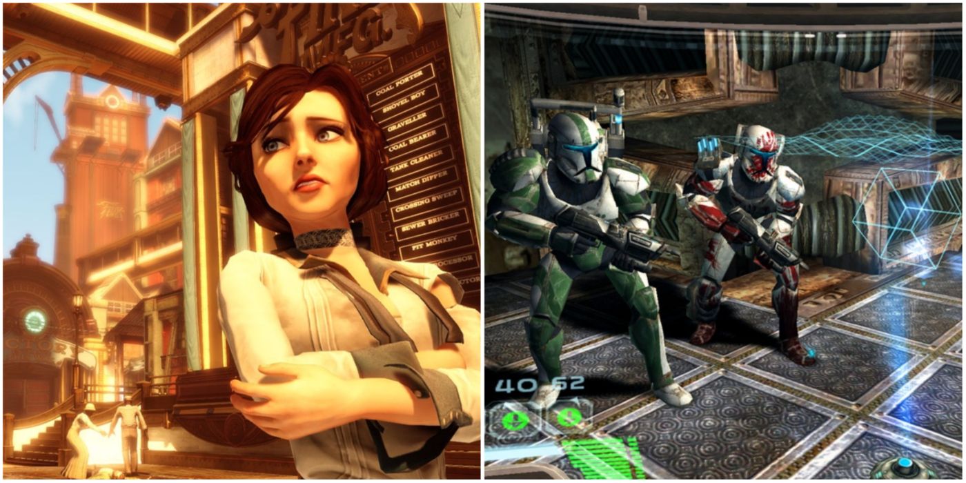 Video games with the best AI list featured image Bioshock Infinite, Star Wars: Republic Commando