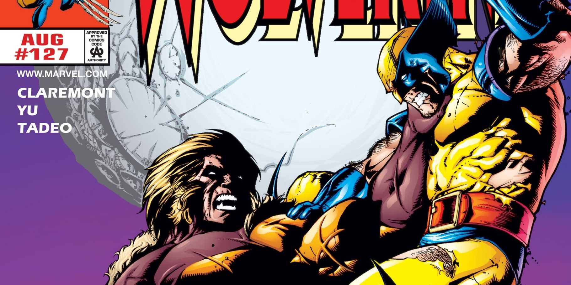 The cover to Marvel Comics' Wolverine 127 Cropped