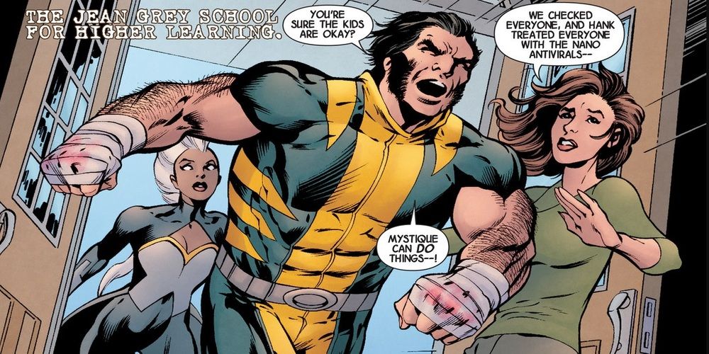 As headmaster of the Jean Grey School, Wolverine was highly protective of his students