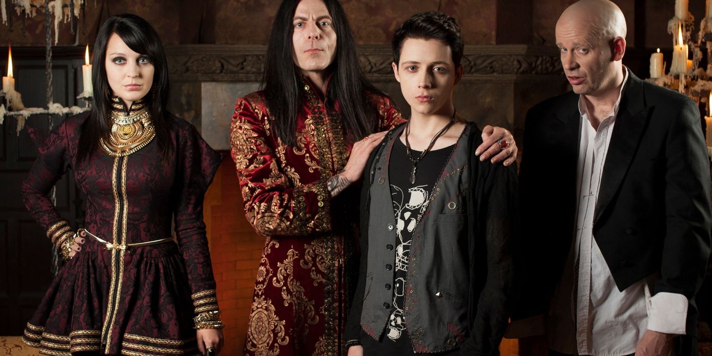 The Draculs family in Young Dracula TV show
