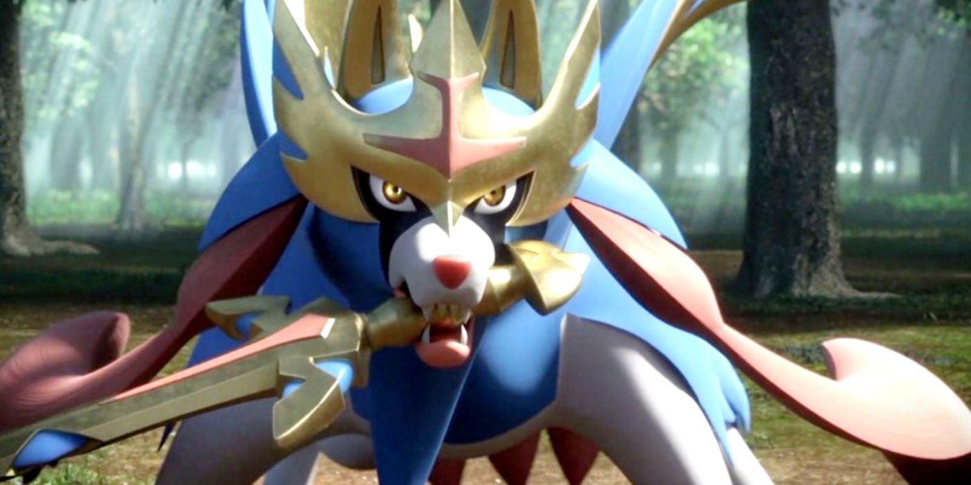 O Lendário Zacian em Pokemon Sword and Shield 