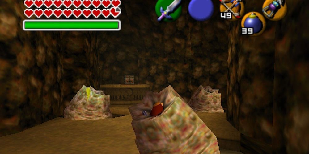 Like Like Cluster Intimidate Link in Zelda Ocarina Of Time