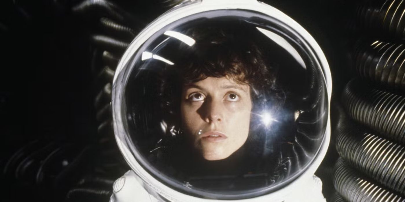 Ellen Ripley usa traje espacial em Alien