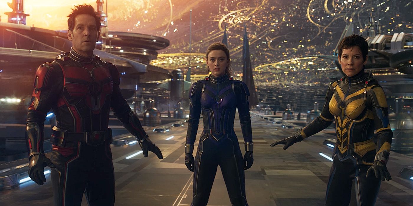 Cassie, Ant Man, and Hope in Quantumania