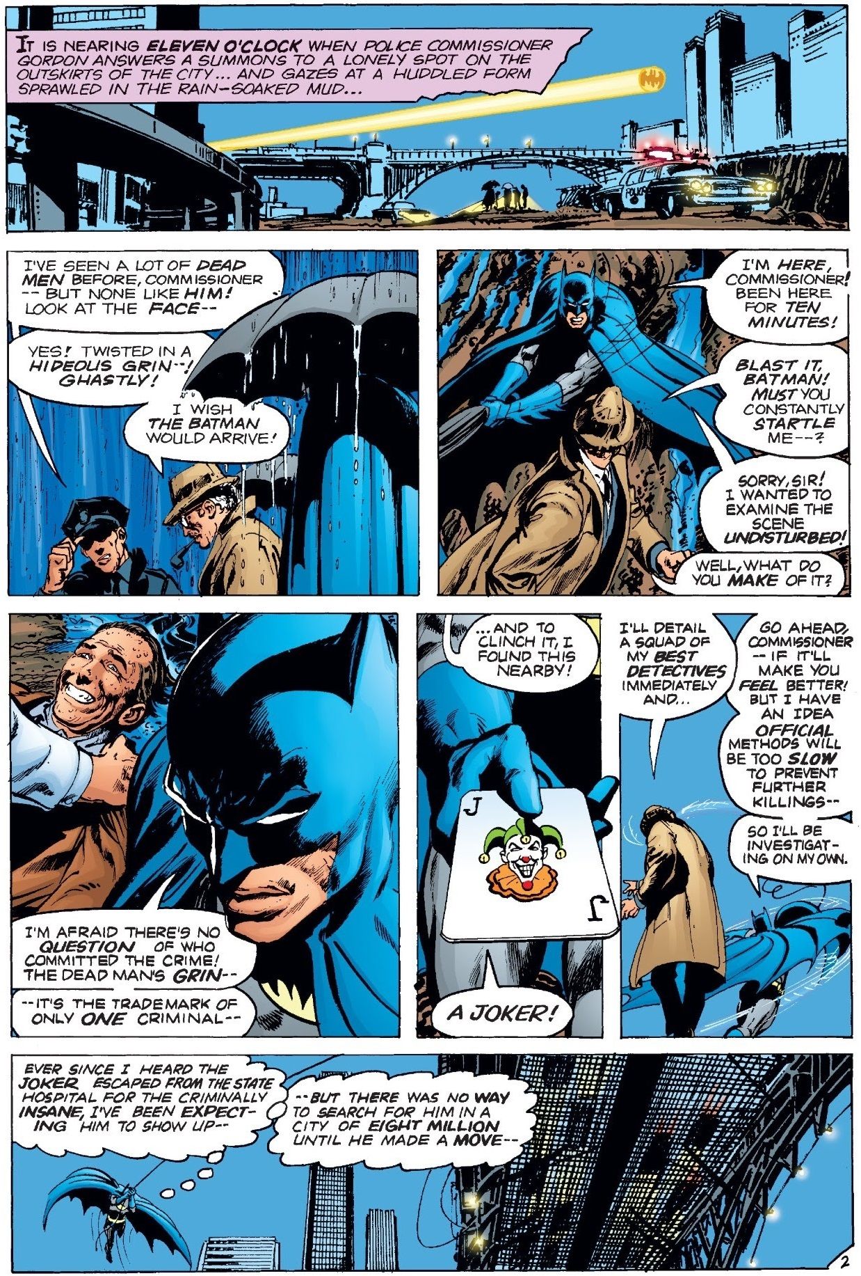 The Joker's first kill in Batman #251