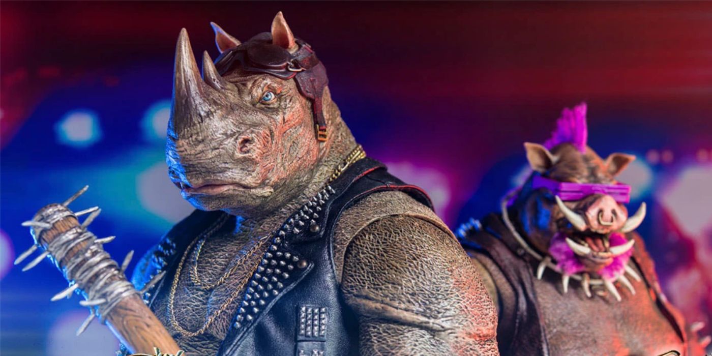bebop and rocksteady tmnt action figures from sideshow collectibles
