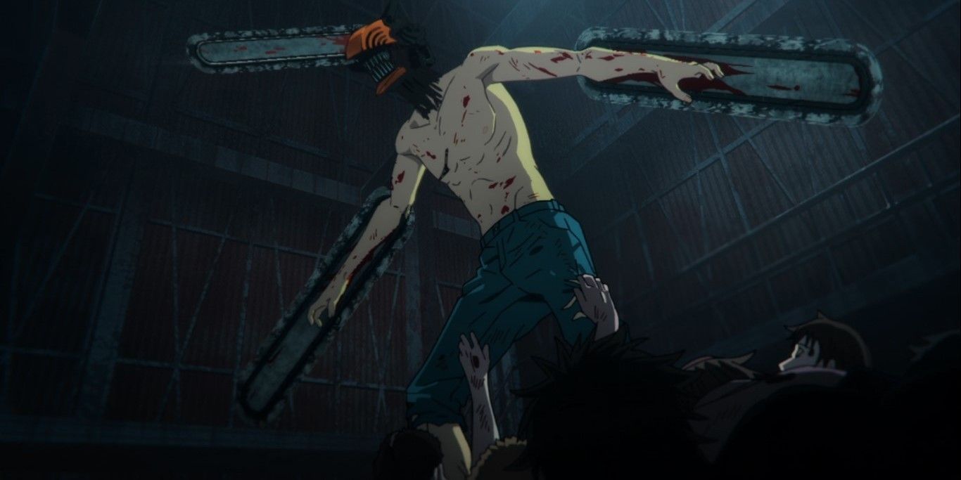 Chainsaw Man is born during the fight with the Zombie Devil in Chainsaw Man anime.